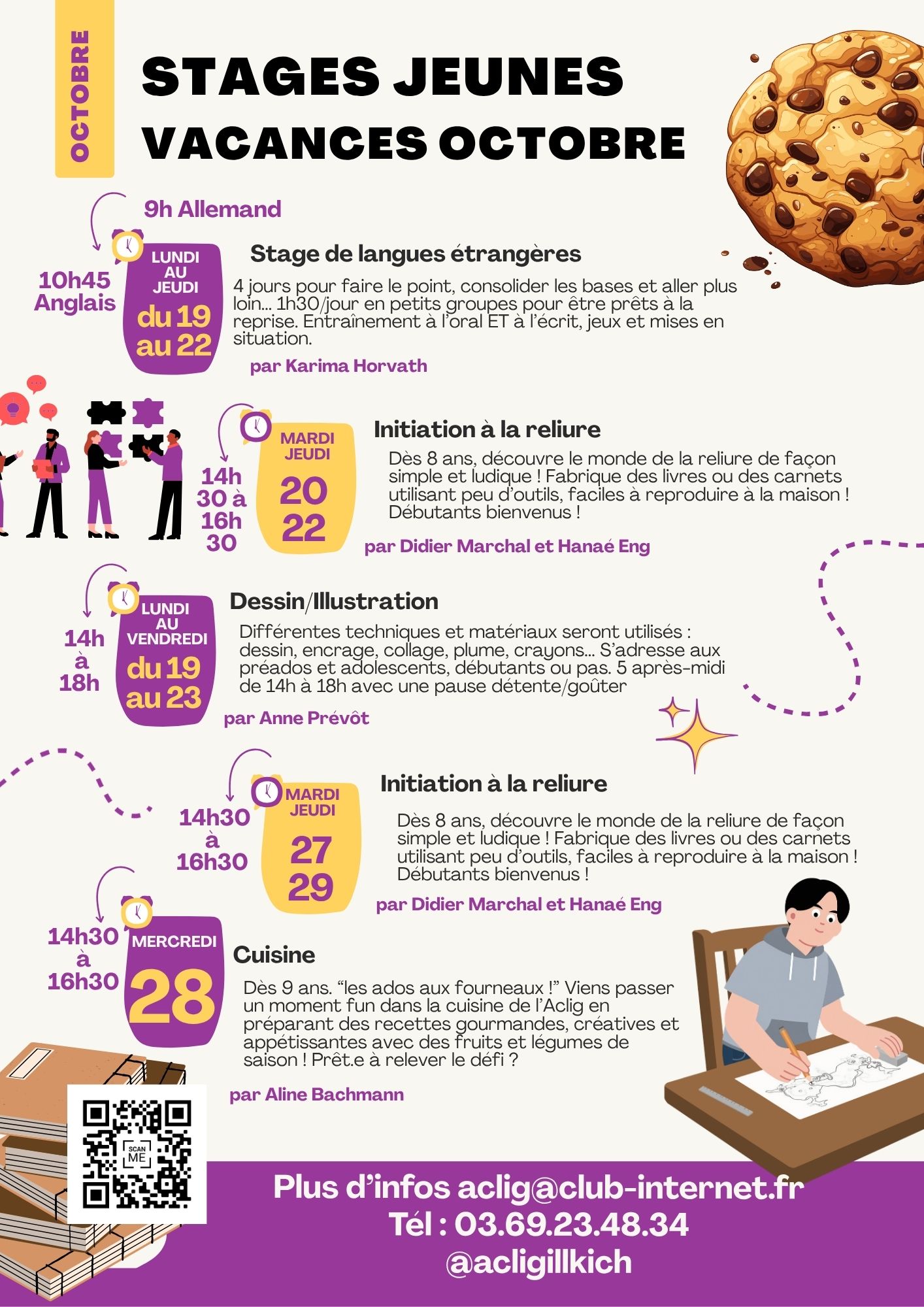 Stage vacances d'octobre
